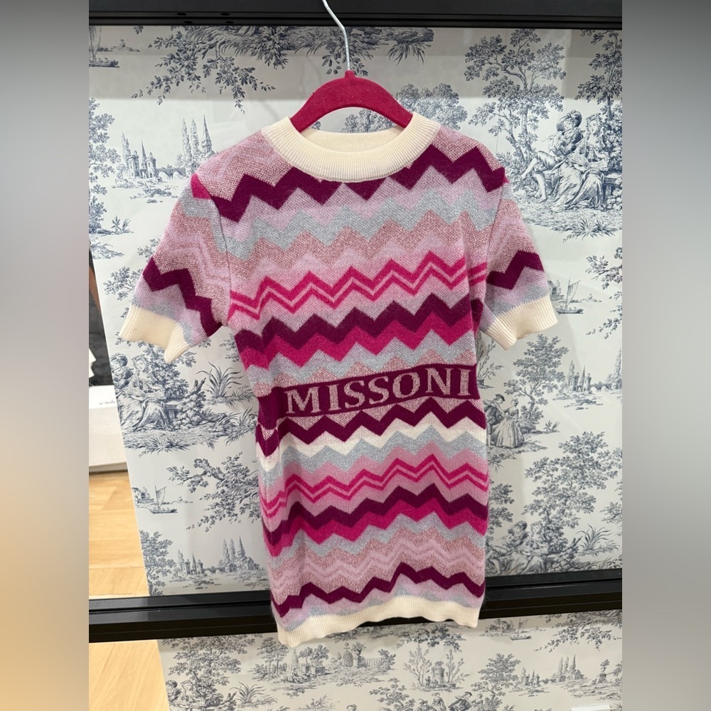NWOT Missoni Kids
zigzag-print short-sleeve dress - Picture 3 of 9